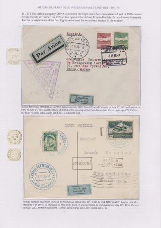 DIE TSCHECHOSLOWAKISCHE LUFTPOST 1920-1938 – Blatt 78