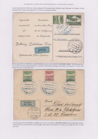 DIE TSCHECHOSLOWAKISCHE LUFTPOST 1920-1938 – Blatt 79