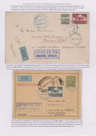 ČESKOSLOVENSKÁ LETECKÁ POŠTA 1920-1938 – list 86