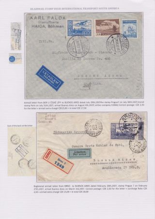 DIE TSCHECHOSLOWAKISCHE LUFTPOST 1920-1938 – Blatt 109