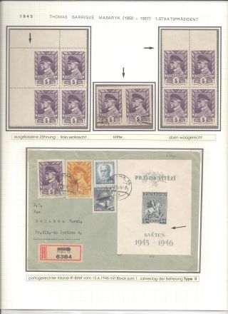 MODERN CZECHOSLOVAKIA, HIGHLIGHTS OF THE STAMP ISSUES 1943-1983 – sheet 13