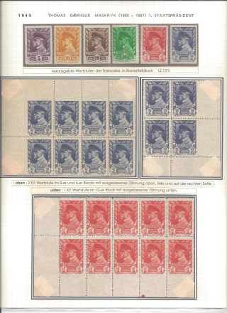 MODERN CZECHOSLOVAKIA, HIGHLIGHTS OF THE STAMP ISSUES 1943-1983 – sheet 14