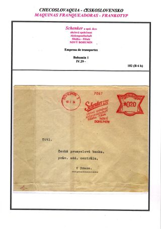 TSCHECHOSLOWAKEI - FRANKOTYP FREISTEMPEL 1926-1939, Teil II. - BENUTZER AUSSERHALB VON PRAG – Blatt 4