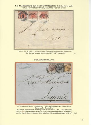 RAKOUSKÁ POŠTA NA ÚZEMÍ DNEŠNÍHO SLOVENSKA 1850-67 – list 20