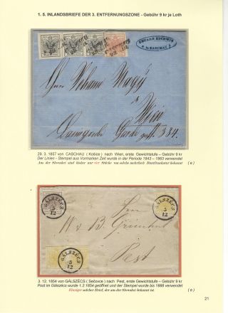 RAKOUSKÁ POŠTA NA ÚZEMÍ DNEŠNÍHO SLOVENSKA 1850-67 – list 21