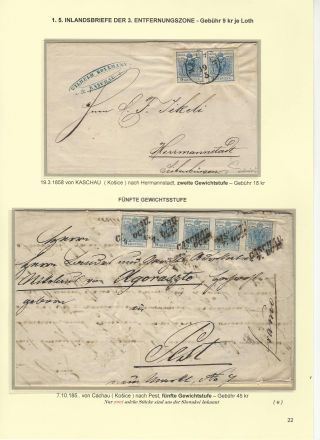 RAKOUSKÁ POŠTA NA ÚZEMÍ DNEŠNÍHO SLOVENSKA 1850-67 – list 22