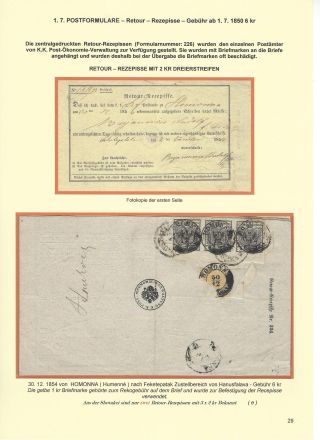 RAKOUSKÁ POŠTA NA ÚZEMÍ DNEŠNÍHO SLOVENSKA 1850-67 – list 29