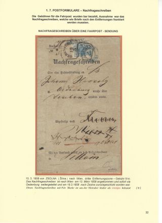 RAKOUSKÁ POŠTA NA ÚZEMÍ DNEŠNÍHO SLOVENSKA 1850-67 – list 32