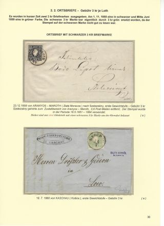 RAKOUSKÁ POŠTA NA ÚZEMÍ DNEŠNÍHO SLOVENSKA 1850-67 – list 36