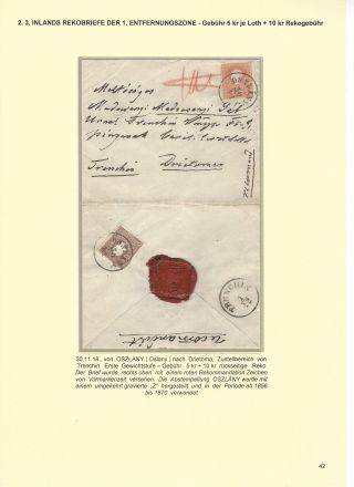 RAKOUSKÁ POŠTA NA ÚZEMÍ DNEŠNÍHO SLOVENSKA 1850-67 – list 42