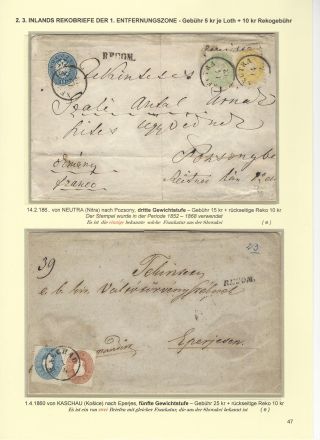 RAKOUSKÁ POŠTA NA ÚZEMÍ DNEŠNÍHO SLOVENSKA 1850-67 – list 47