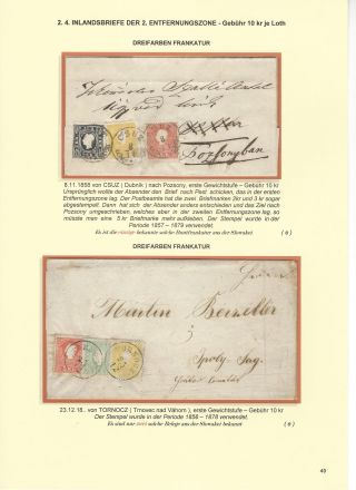 RAKOUSKÁ POŠTA NA ÚZEMÍ DNEŠNÍHO SLOVENSKA 1850-67 – list 49