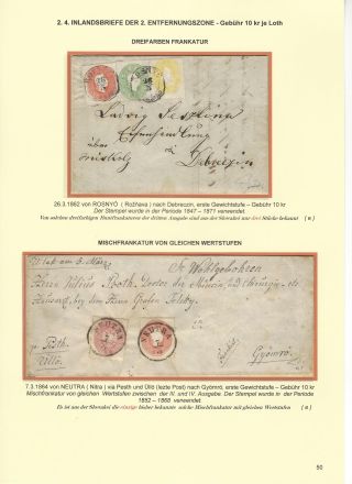 RAKOUSKÁ POŠTA NA ÚZEMÍ DNEŠNÍHO SLOVENSKA 1850-67 – list 50