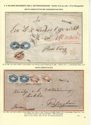 RAKOUSKÁ POŠTA NA ÚZEMÍ DNEŠNÍHO SLOVENSKA 1850-67 – list 57