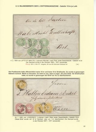 RAKOUSKÁ POŠTA NA ÚZEMÍ DNEŠNÍHO SLOVENSKA 1850-67 – list 61