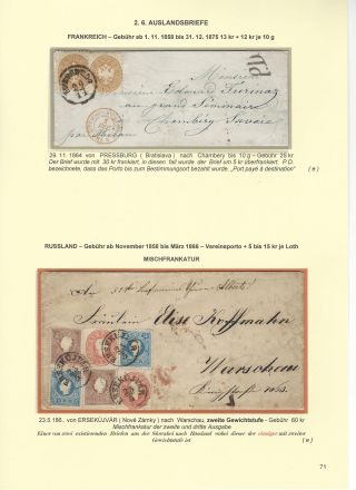 RAKOUSKÁ POŠTA NA ÚZEMÍ DNEŠNÍHO SLOVENSKA 1850-67 – list 71