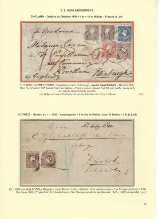 RAKOUSKÁ POŠTA NA ÚZEMÍ DNEŠNÍHO SLOVENSKA 1850-67 – list 72