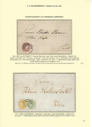 RAKOUSKÁ POŠTA NA ÚZEMÍ DNEŠNÍHO SLOVENSKA 1850-67 – list 75
