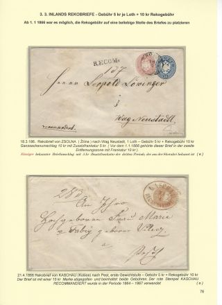 RAKOUSKÁ POŠTA NA ÚZEMÍ DNEŠNÍHO SLOVENSKA 1850-67 – list 76