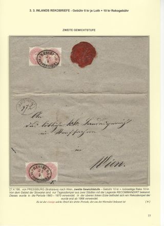 RAKOUSKÁ POŠTA NA ÚZEMÍ DNEŠNÍHO SLOVENSKA 1850-67 – list 77