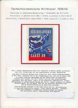 CZECHOSLOVAK MILITARY POST 1936-1945 – sheet 2
