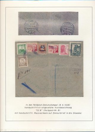 CZECHOSLOVAK MILITARY POST 1936-1945 – sheet 19