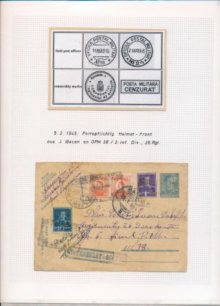 CZECHOSLOVAK MILITARY POST 1936-1945 – sheet 61
