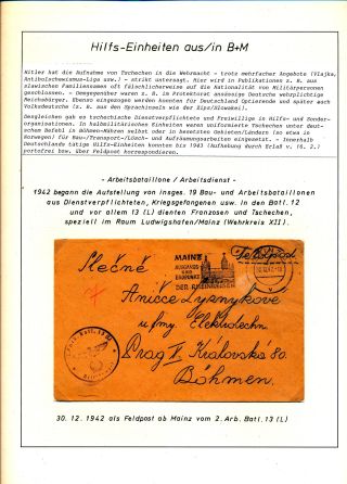 ČESKOSLOVENSKÉ VOJENSKÉ POŠTY 1936-1945 – list 84