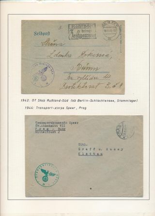 CZECHOSLOVAK MILITARY POST 1936-1945 – sheet 108