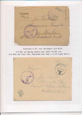 CZECHOSLOVAK MILITARY POST 1936-1945 – sheet 112