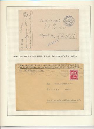 CZECHOSLOVAK MILITARY POST 1936-1945 – sheet 144