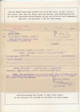 ČESKOSLOVENSKÉ VOJENSKÉ POŠTY 1936-1945 – list 164