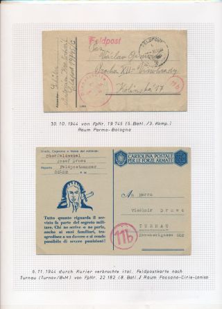 ČESKOSLOVENSKÉ VOJENSKÉ POŠTY 1936-1945 – list 169