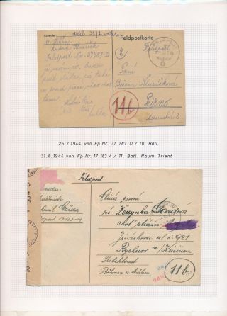 ČESKOSLOVENSKÉ VOJENSKÉ POŠTY 1936-1945 – list 177