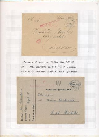 ČESKOSLOVENSKÉ VOJENSKÉ POŠTY 1936-1945 – list 188