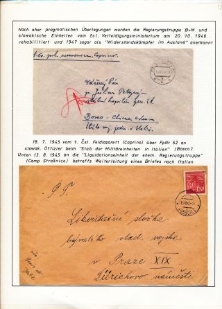 ČESKOSLOVENSKÉ VOJENSKÉ POŠTY 1936-1945 – list 189