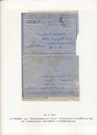 ČESKOSLOVENSKÉ VOJENSKÉ POŠTY 1936-1945 – list 219