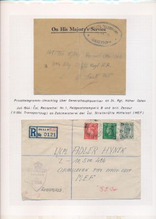 ČESKOSLOVENSKÉ VOJENSKÉ POŠTY 1936-1945 – list 255