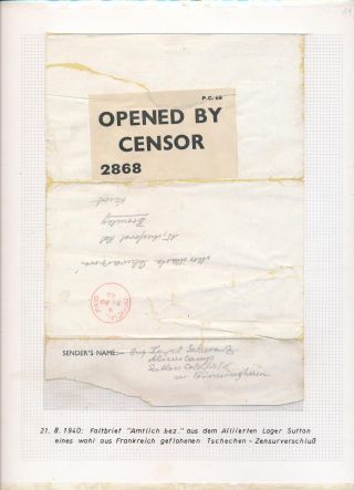 ČESKOSLOVENSKÉ VOJENSKÉ POŠTY 1936-1945 – list 274