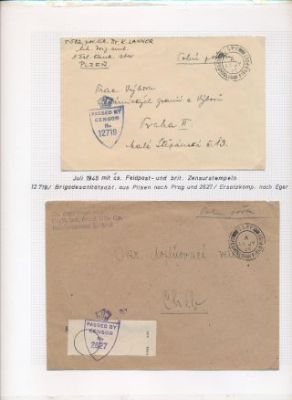 ČESKOSLOVENSKÉ VOJENSKÉ POŠTY 1936-1945 – list 287