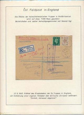 ČESKOSLOVENSKÉ VOJENSKÉ POŠTY 1936-1945 – list 293