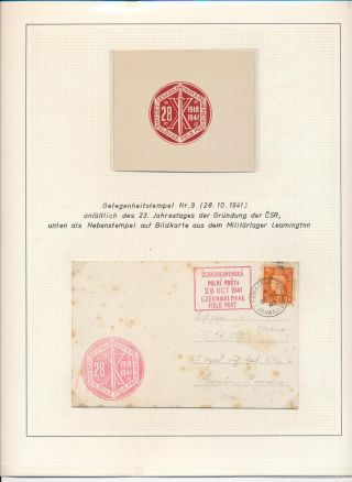 ČESKOSLOVENSKÉ VOJENSKÉ POŠTY 1936-1945 – list 311