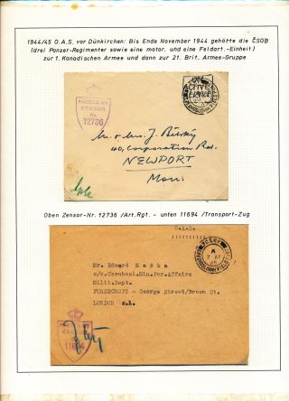 ČESKOSLOVENSKÉ VOJENSKÉ POŠTY 1936-1945 – list 339