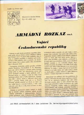 ČESKOSLOVENSKÉ VOJENSKÉ POŠTY 1936-1945 – list 372