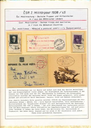 ČESKOSLOVENSKÉ VOJENSKÉ POŠTY 1936-1945 – list 382