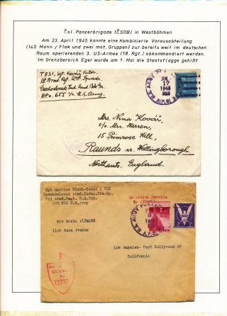 ČESKOSLOVENSKÉ VOJENSKÉ POŠTY 1936-1945 – list 385