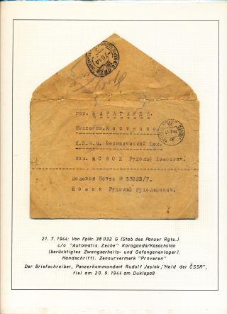 ČESKOSLOVENSKÉ VOJENSKÉ POŠTY 1936-1945 – list 428
