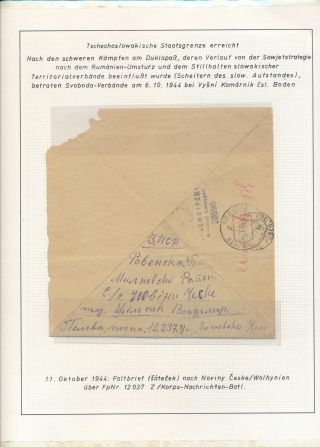 ČESKOSLOVENSKÉ VOJENSKÉ POŠTY 1936-1945 – list 430