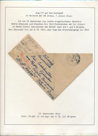 ČESKOSLOVENSKÉ VOJENSKÉ POŠTY 1936-1945 – list 436