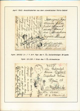 ČESKOSLOVENSKÉ VOJENSKÉ POŠTY 1936-1945 – list 465